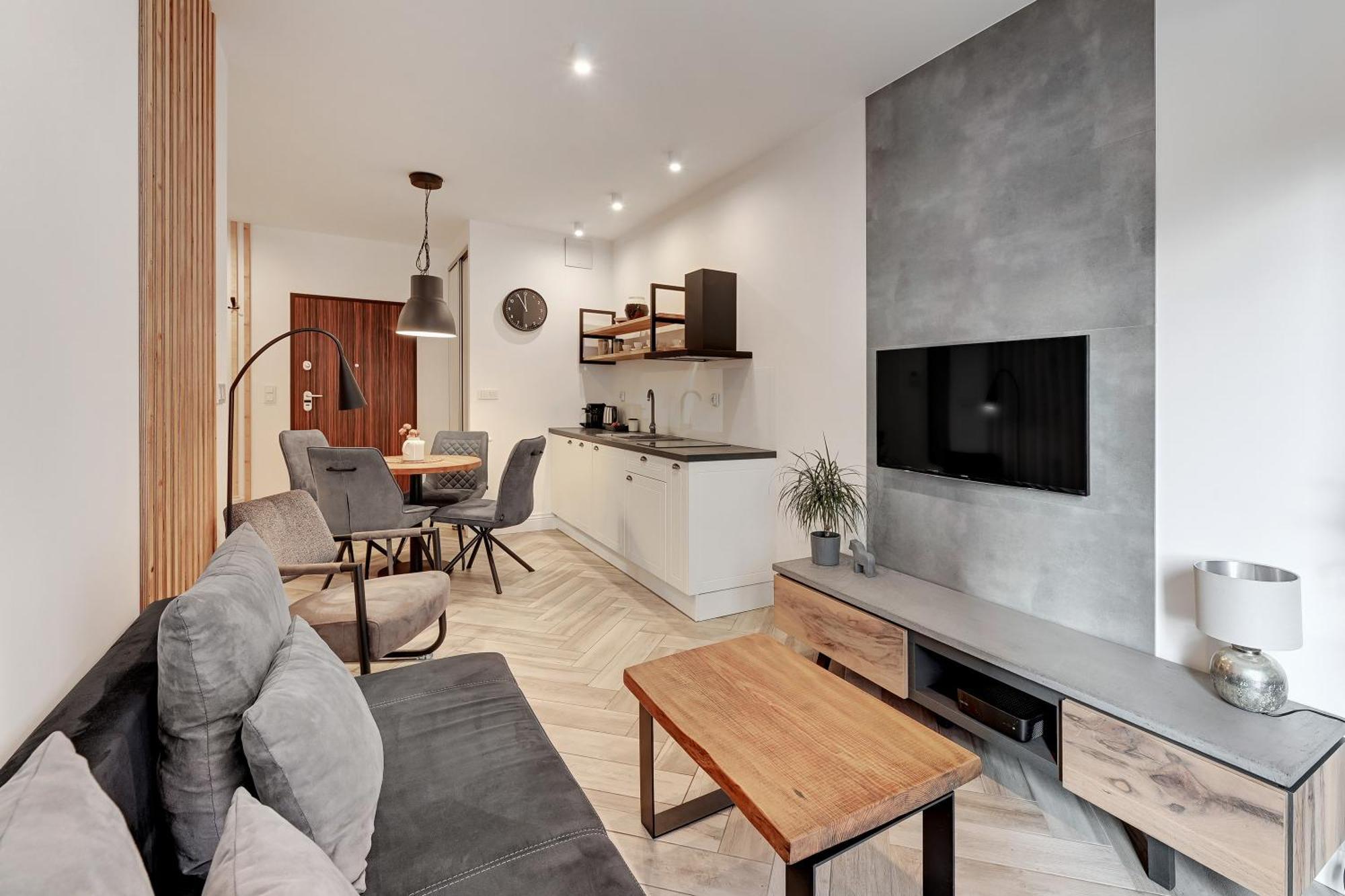 Aura III Apartments & Free Parking By Downtown Apartments Gdańsk Rum bild