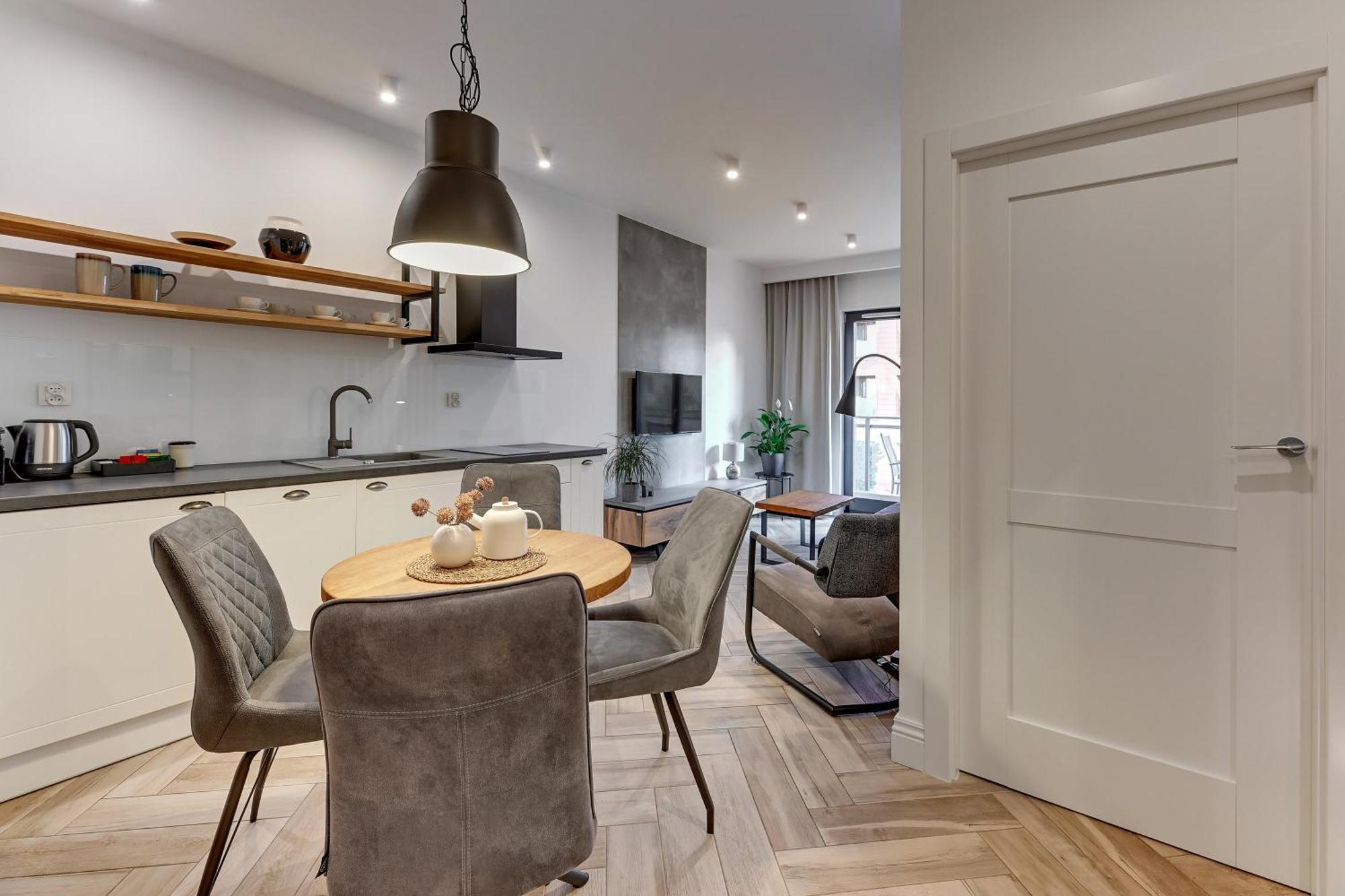 Aura III Apartments & Free Parking By Downtown Apartments Gdańsk Rum bild