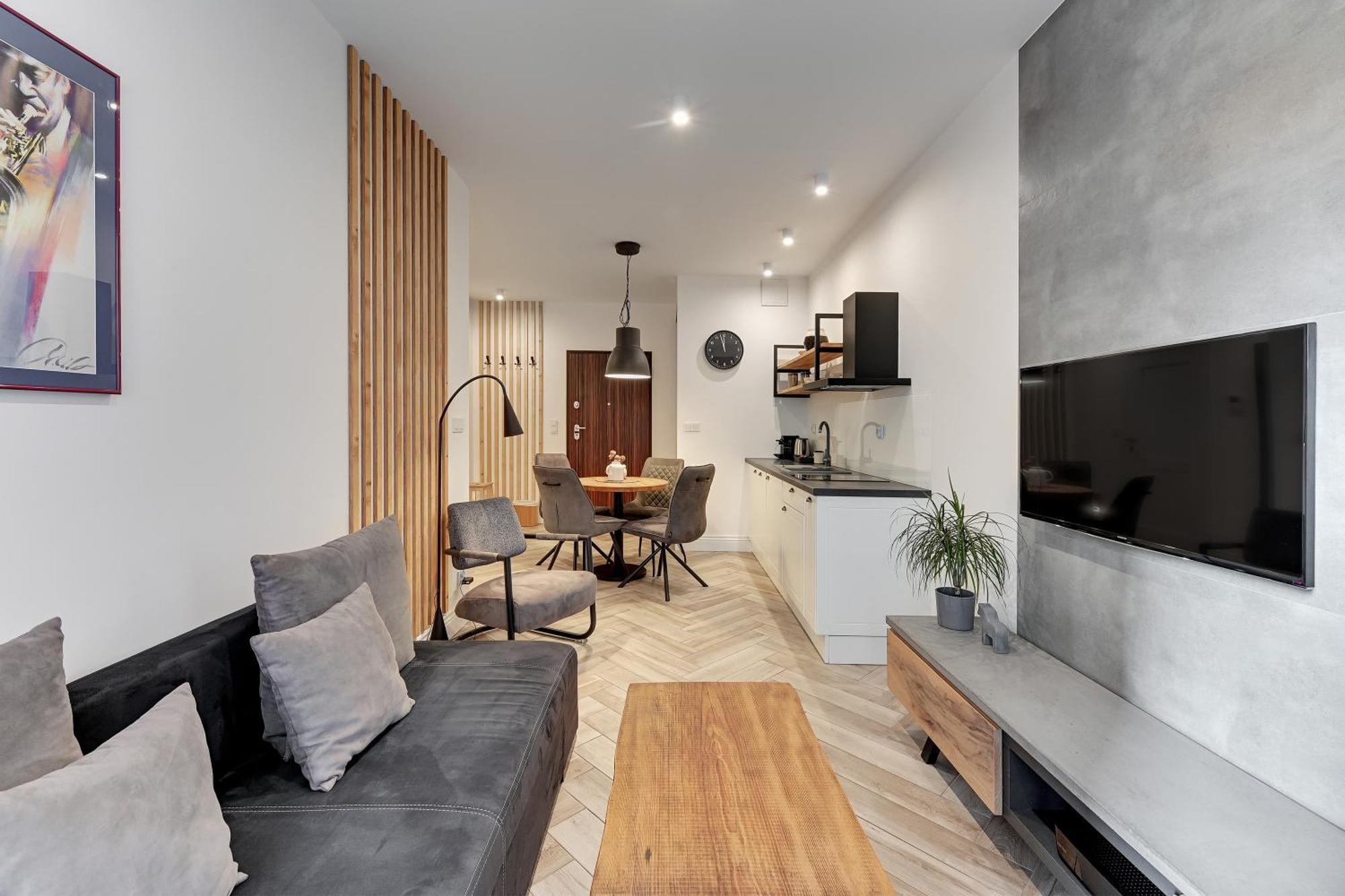 Aura III Apartments & Free Parking By Downtown Apartments Gdańsk Rum bild