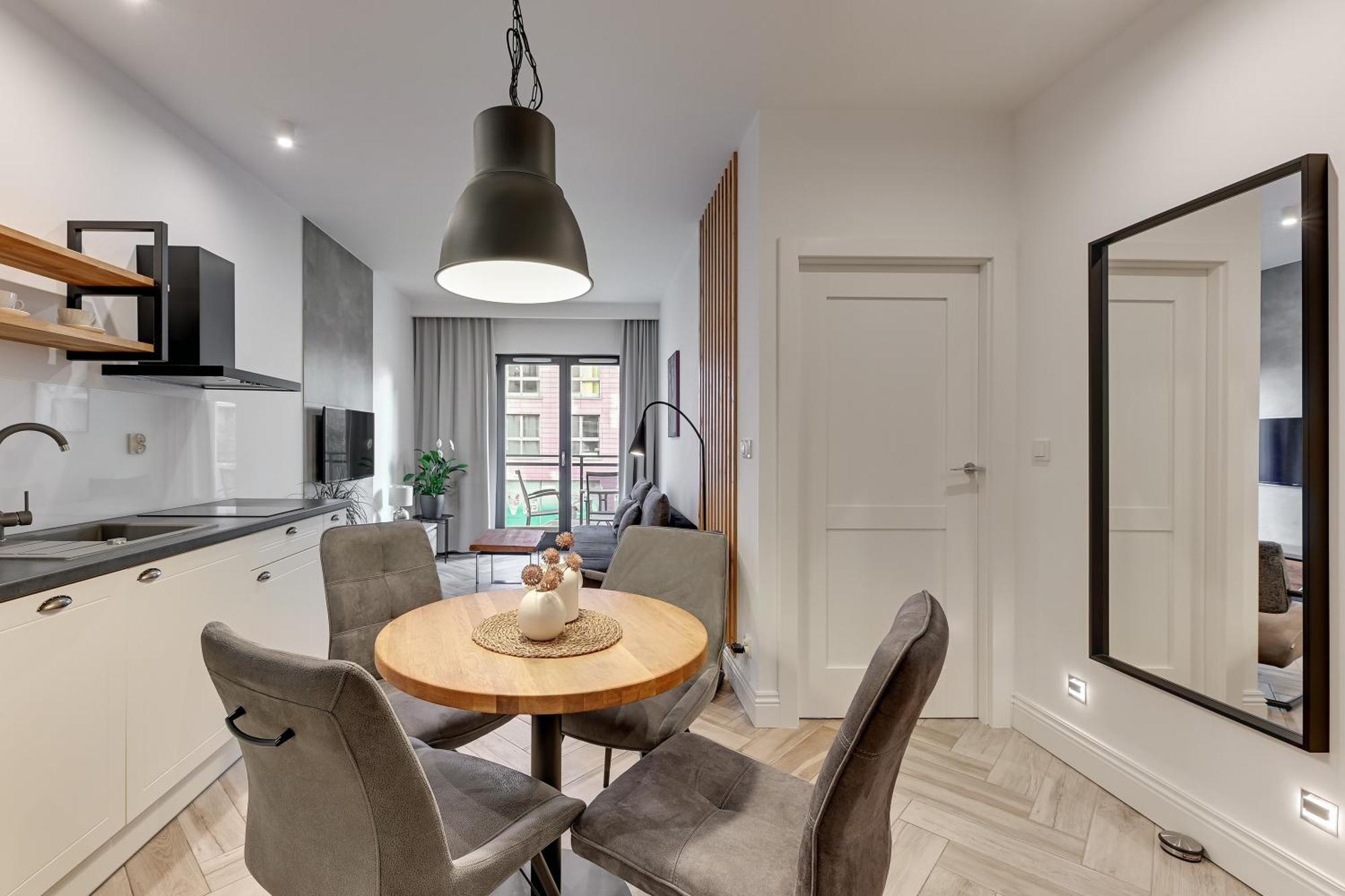 Aura III Apartments & Free Parking By Downtown Apartments Gdańsk Rum bild